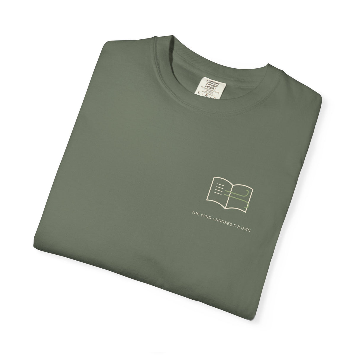 Wind Chooses Minimalist Anime Tee | Grimoire Magic Japanese Streetwear