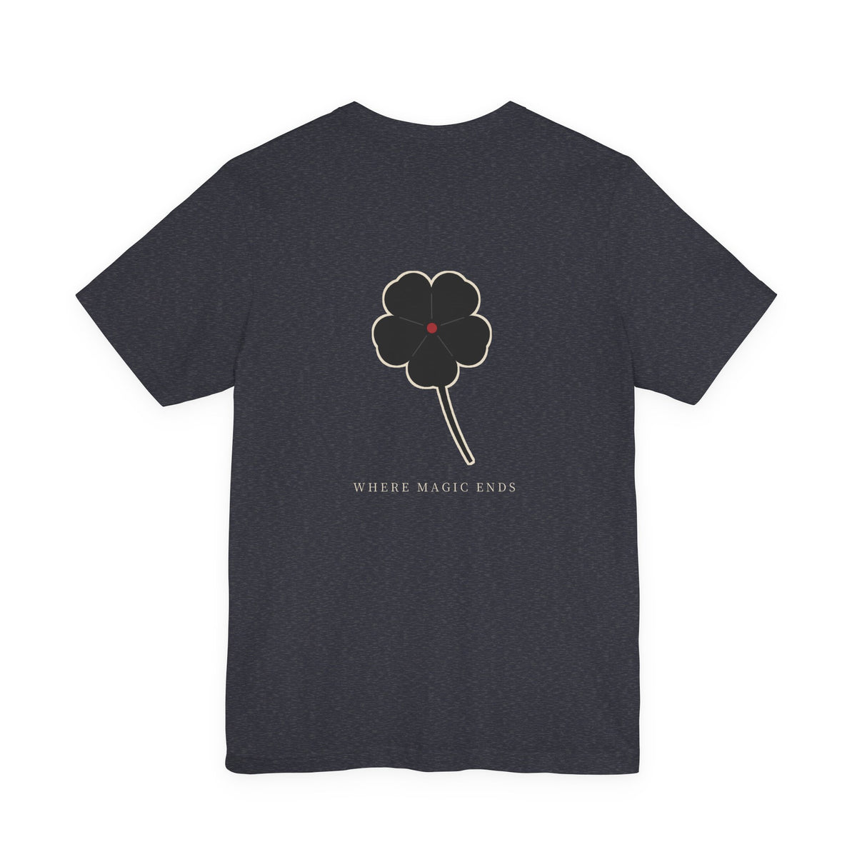 Black Clover Leaf Minimalist Soft Tee | Inspired by Asta from Black Clover