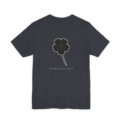 Black Clover Leaf Minimalist Soft Tee | Inspired by Asta from Black Clover
