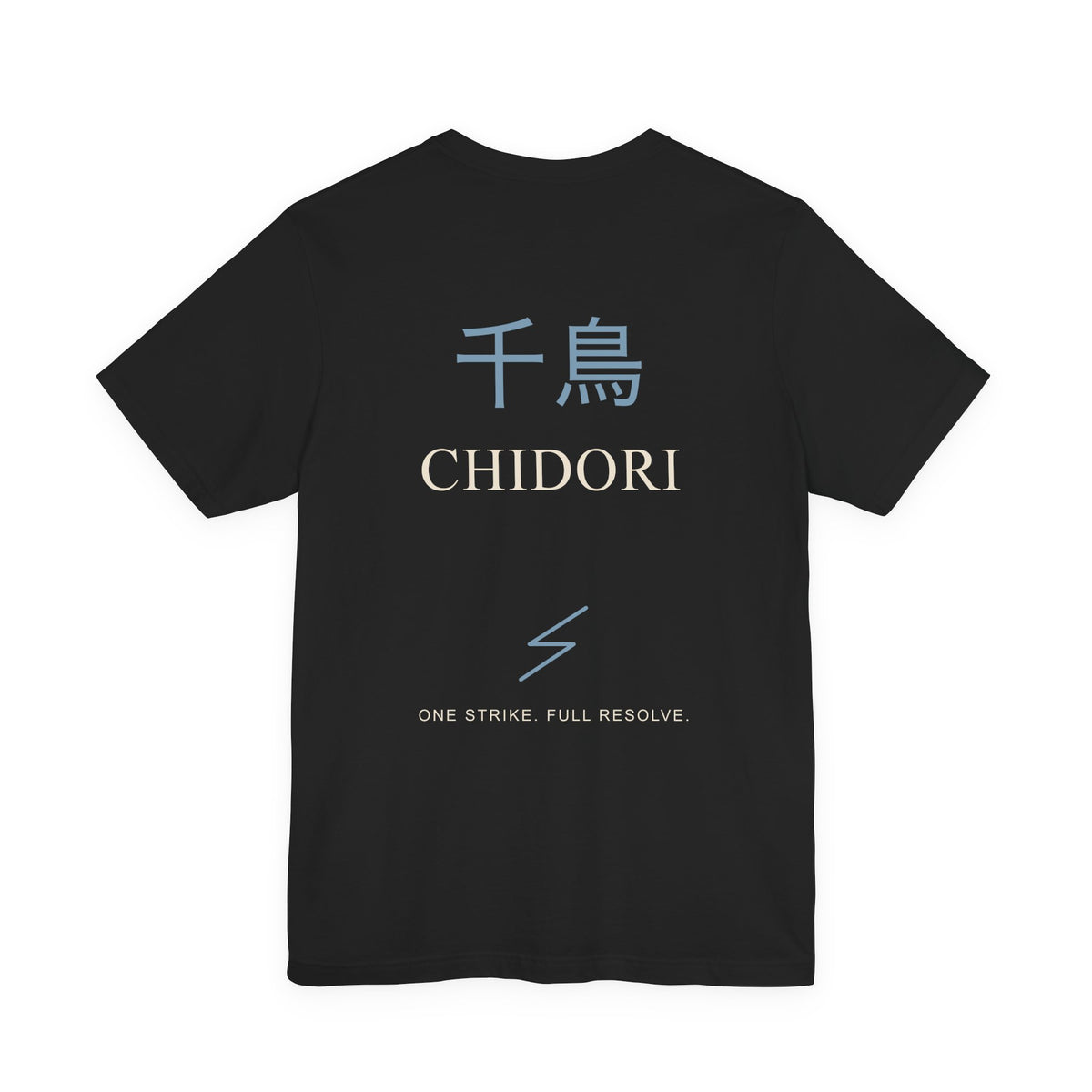 Thunder Strike Kanji Soft Tee | Inspired by Sasuke Uchiha and Kakashi Hatake from Naruto