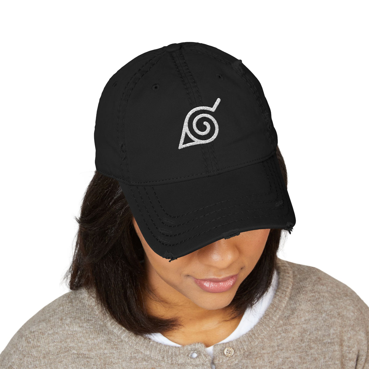 Konoha Quiet Crest Embroidered Dad Hat | Inspired by the Hidden Leaf Village from Naruto