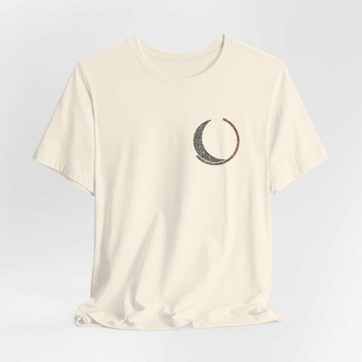 Black Moon Minimalist Anime Soft Tee | Soul Sword Japanese Streetwear