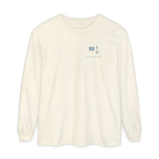 Ninety Nine Volts Minimalist Anime Long Sleeve Tee | Hunter Japanese Streetwear