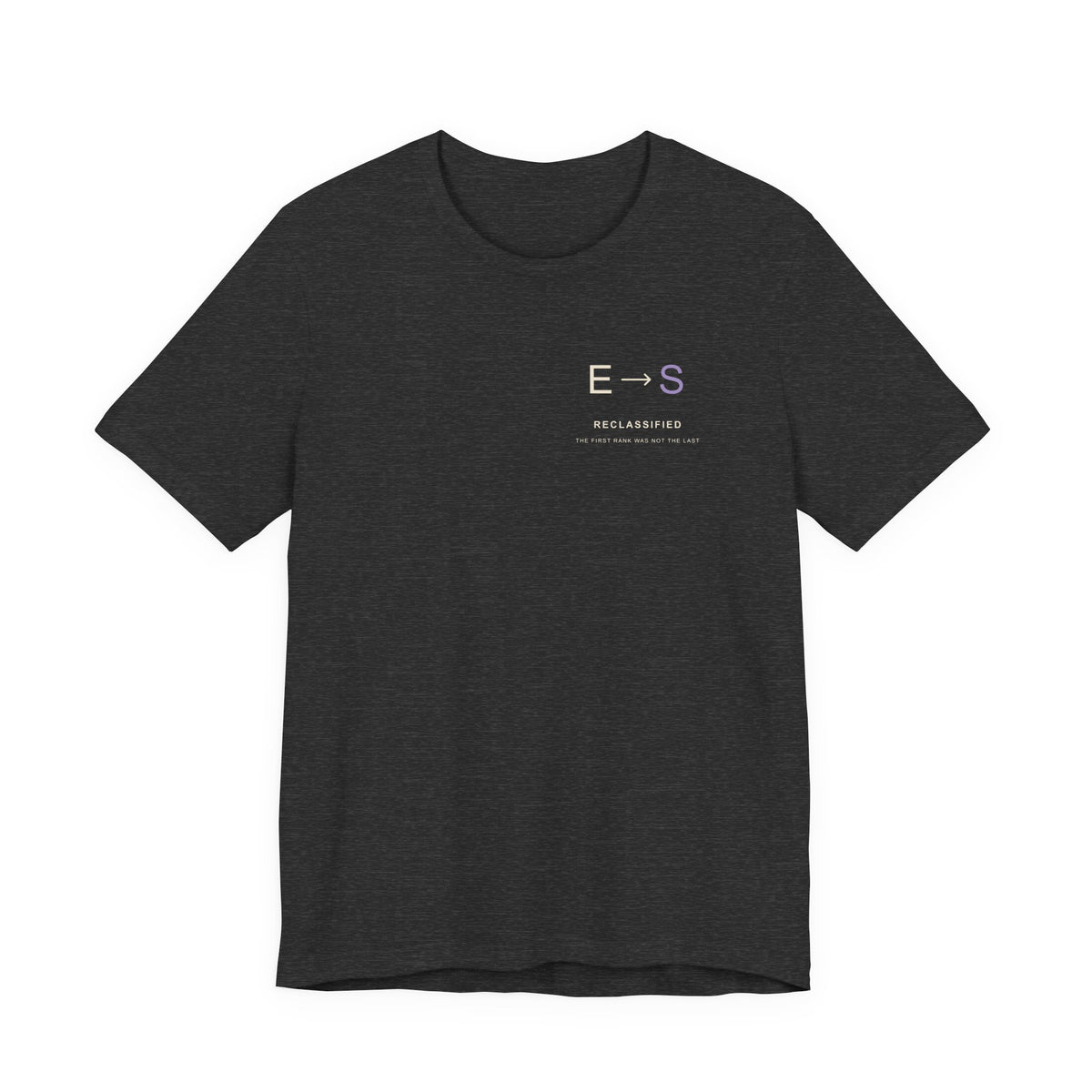 Reclassified Minimalist Anime Soft Tee | Shadow Rank Gym Japanese Streetwear