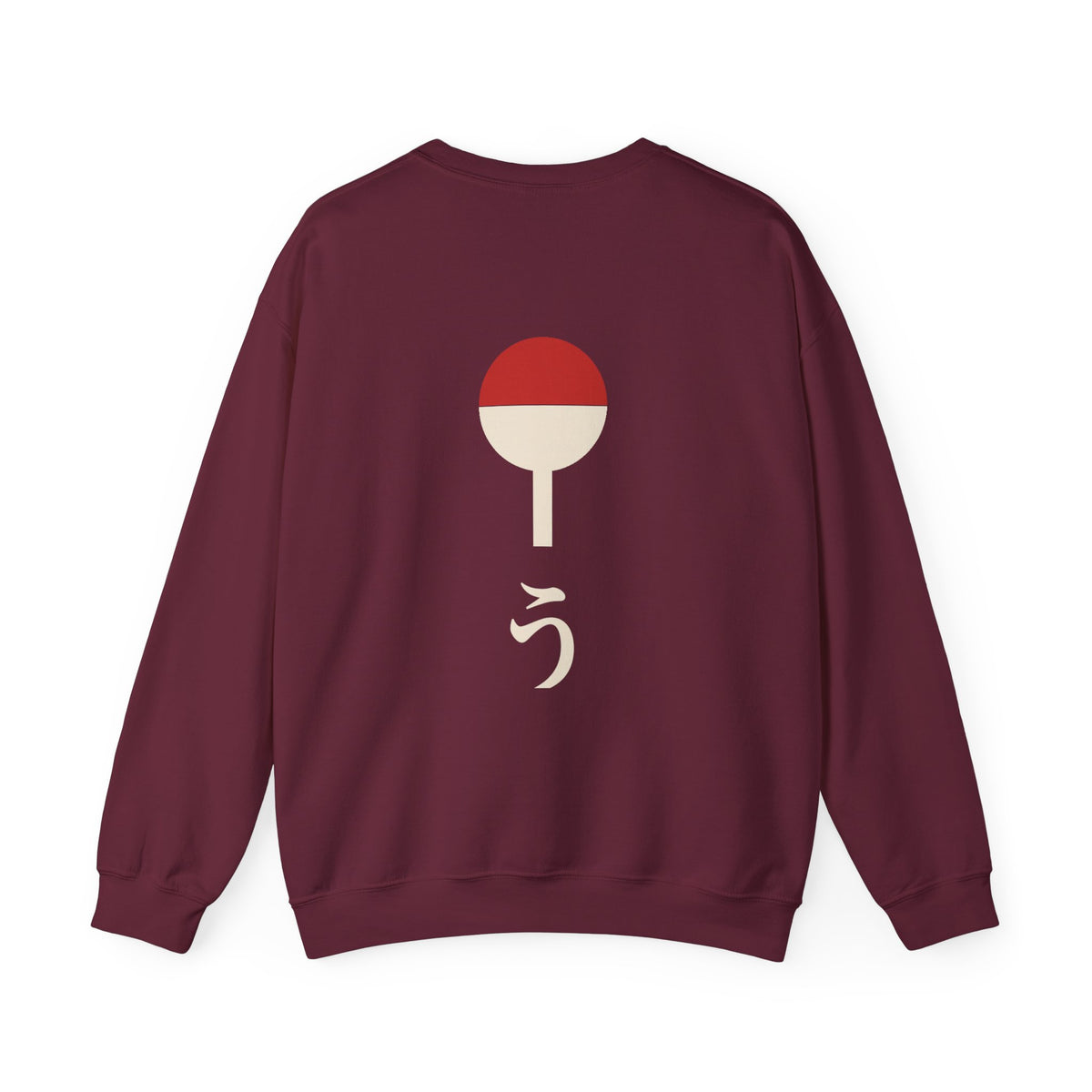 Clan Fan Crest Kanji Crewneck Sweatshirt | Inspired by the Uchiha clan of Naruto
