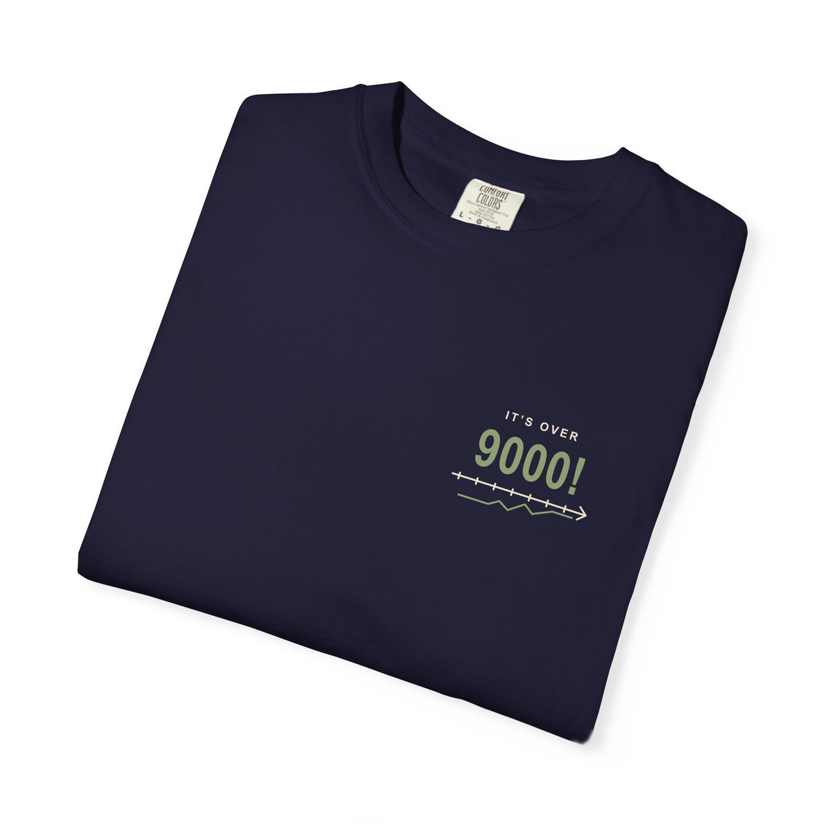 Over Nine Thousand Anime Quote Tee | Power Level Japanese Streetwear