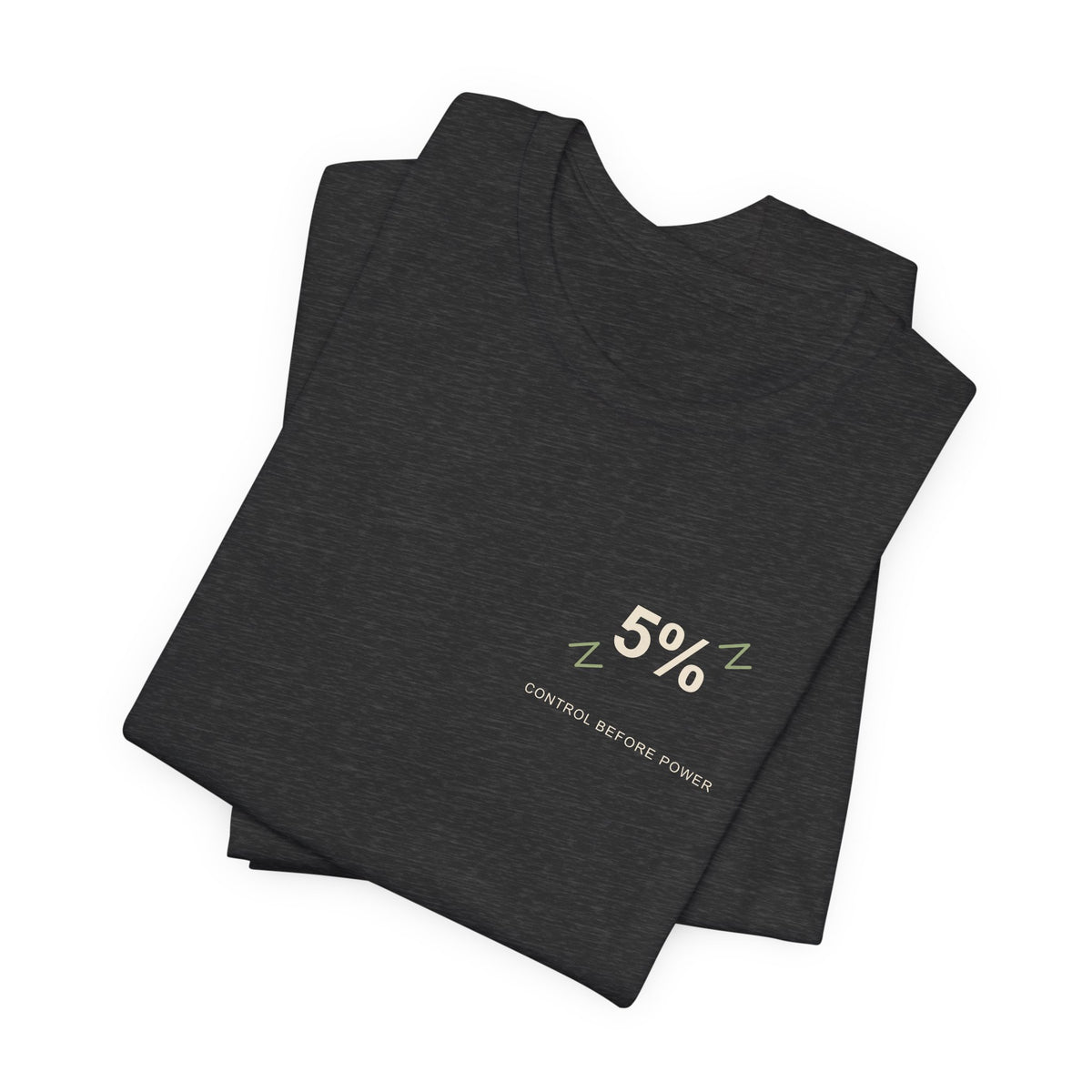 Five Percent Minimalist Anime Soft Tee | Hero Academy Japanese Streetwear