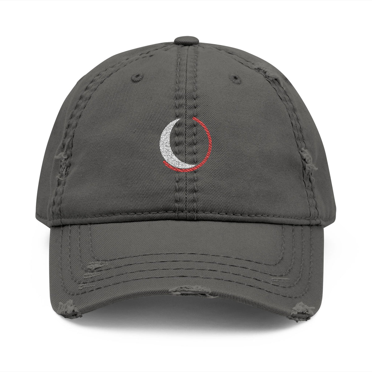 Black Moon Embroidered Dad Hat | Inspired by Ichigo Kurosaki from Bleach