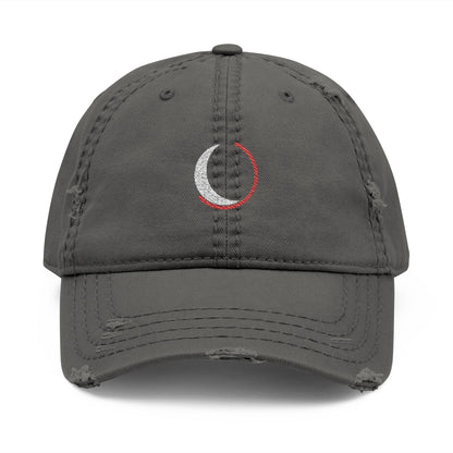 Black Moon Embroidered Dad Hat | Inspired by Ichigo Kurosaki from Bleach