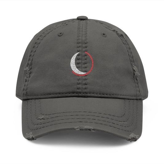 Black Moon Embroidered Dad Hat | Inspired by Ichigo Kurosaki from Bleach