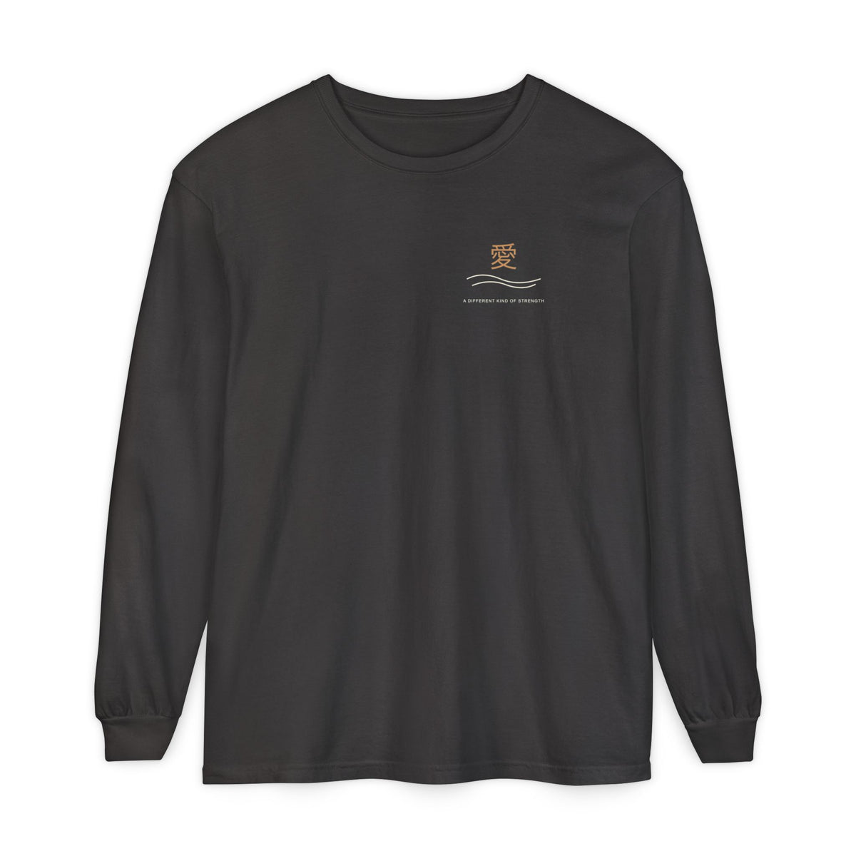 Sand and Love Minimalist Anime Long Sleeve Tee | Ninja Japanese Streetwear