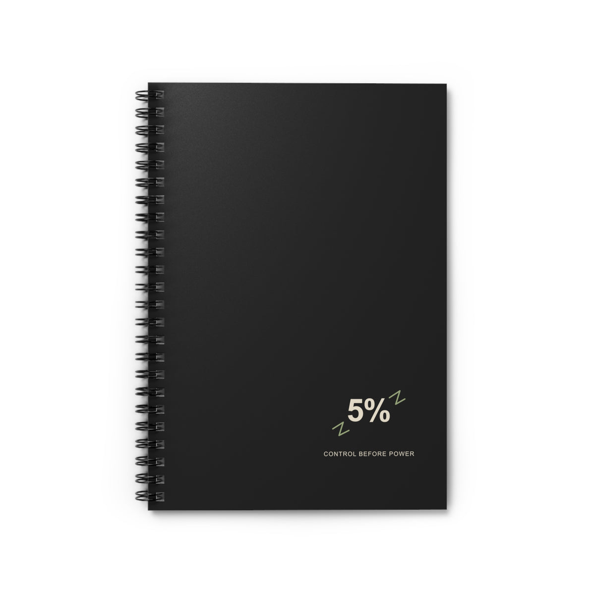 Five Percent Spiral Notebook
