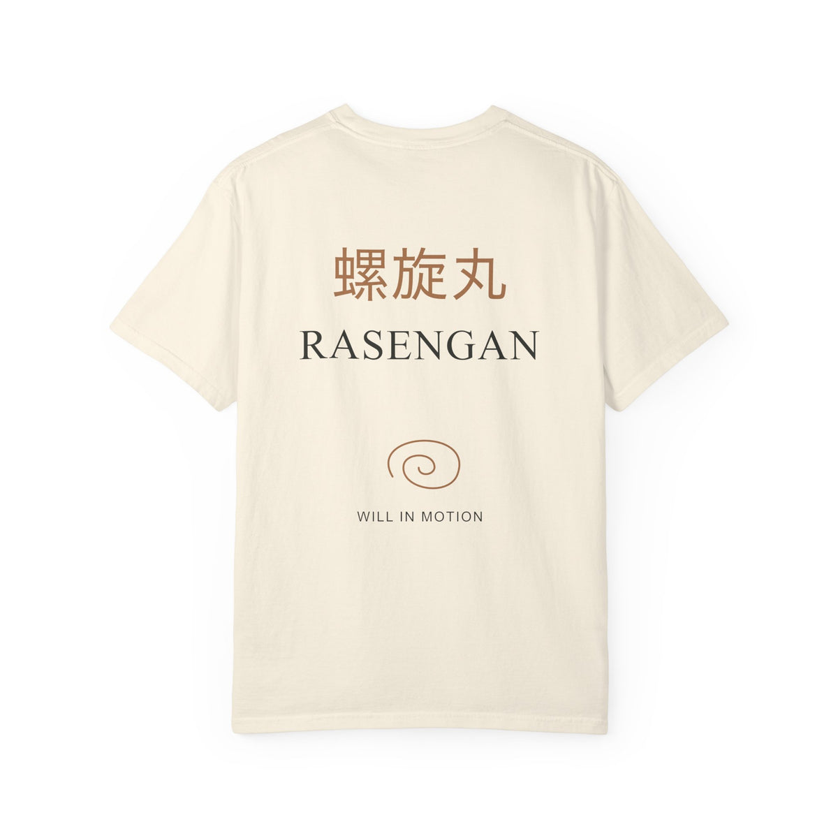 Spiral Will Kanji Anime Tee | Ninja Japanese Streetwear