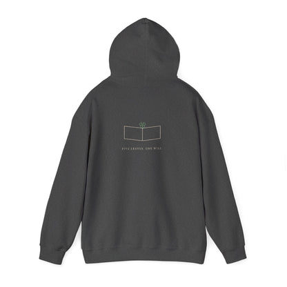 Five Leaf Kanji Hoodie | Inspired by Asta from Black Clover