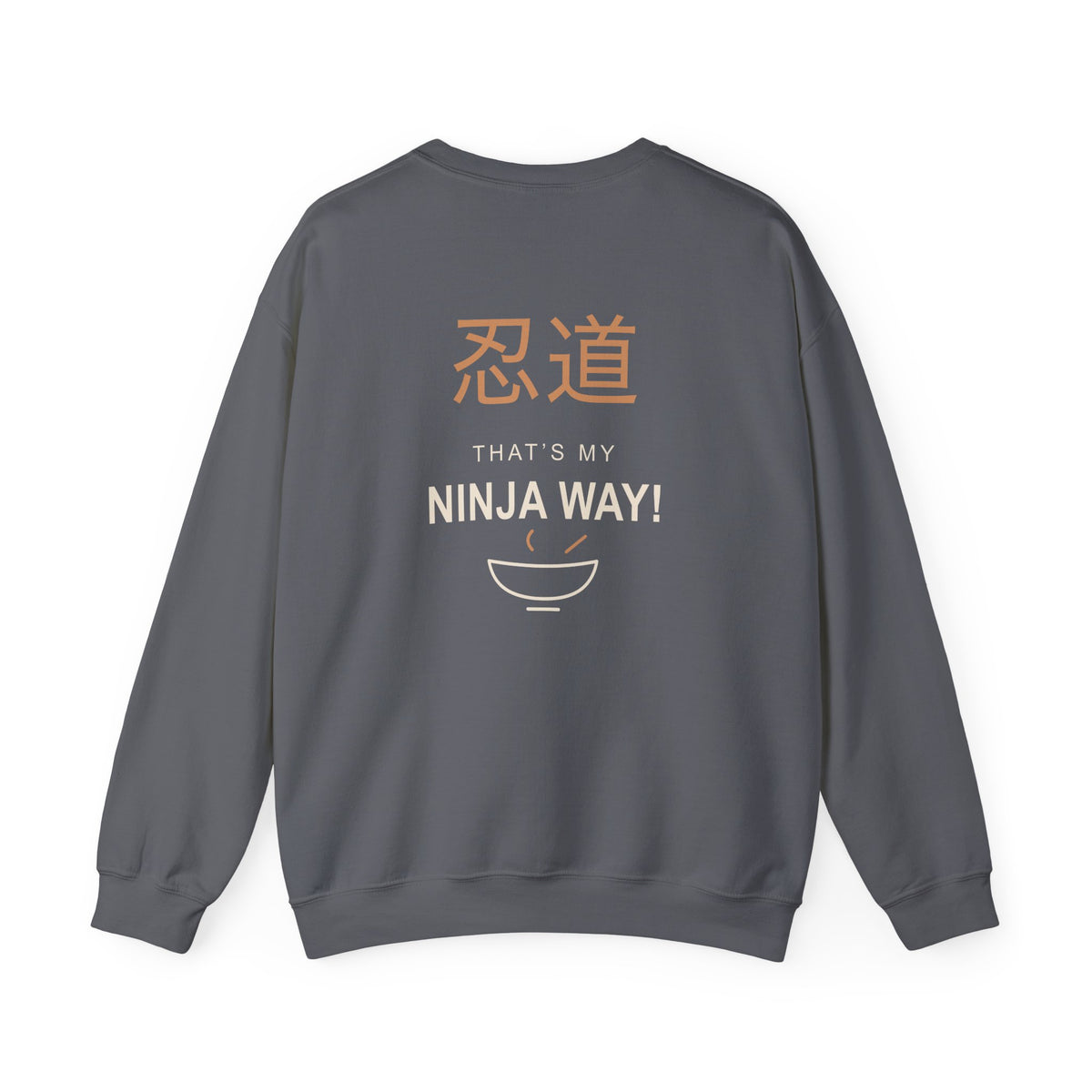 Ninja Way Kanji Anime Crewneck Sweatshirt | Ninja Japanese Streetwear