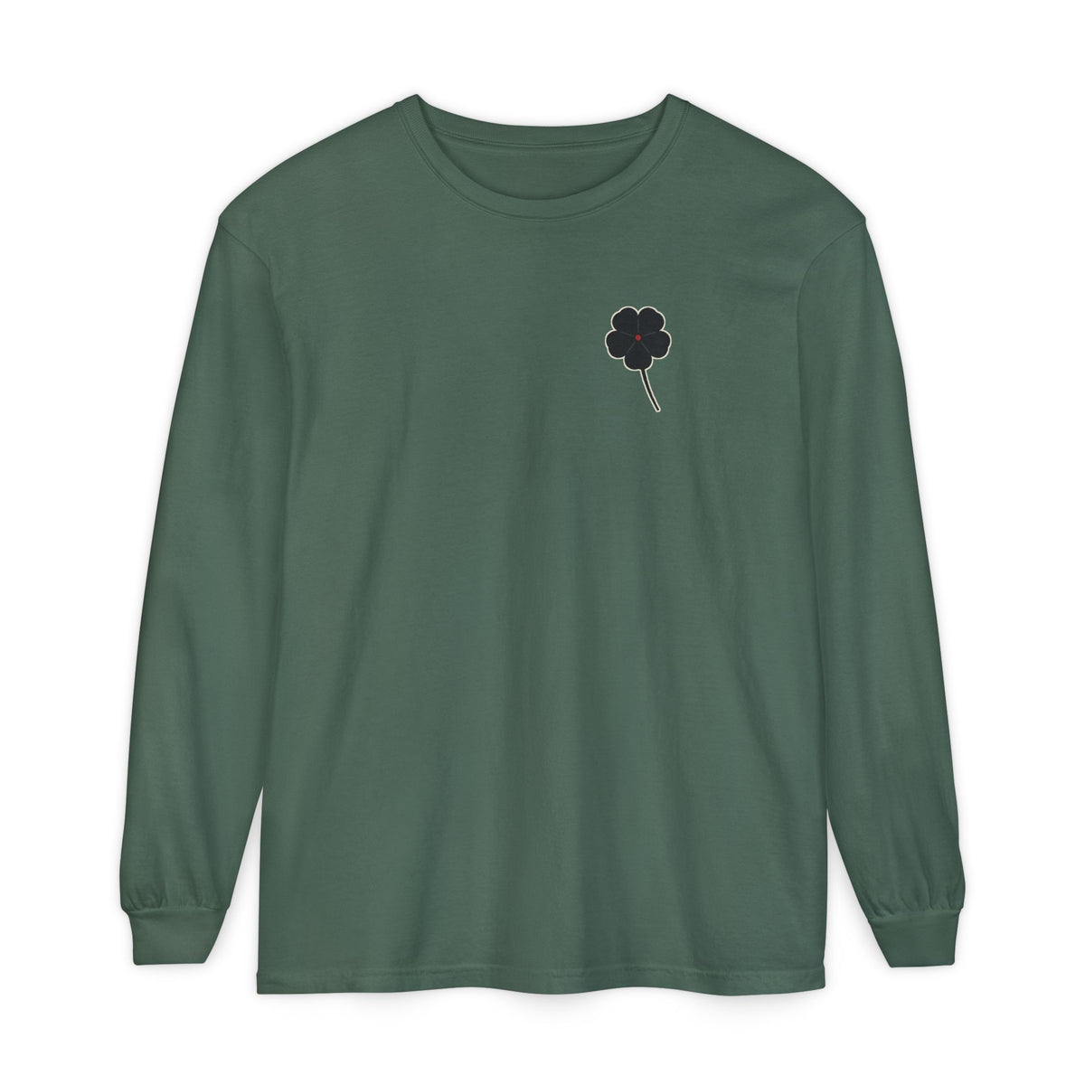 Black Clover Leaf Minimalist Long Sleeve Tee | Inspired by Asta from Black Clover