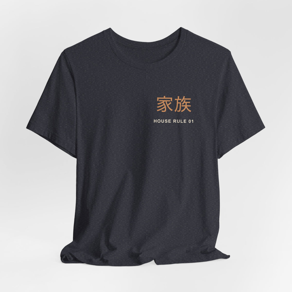 Family Policy Kanji Anime Soft Tee | Retired Assassin Japanese Streetwear