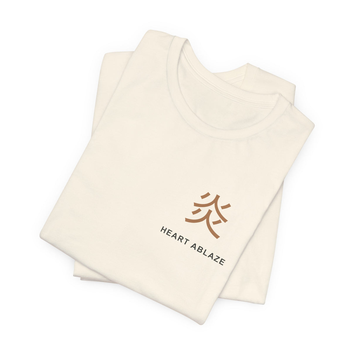 Burning Resolve Kanji Anime Soft Tee | Demon Hunter Japanese Streetwear