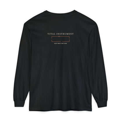 Second Life Kanji Long Sleeve Tee | Inspired by Rudo from Gachiakuta