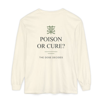 The Dose Makes Kanji Long Sleeve Tee | Inspired by Maomao from The Apothecary Diaries
