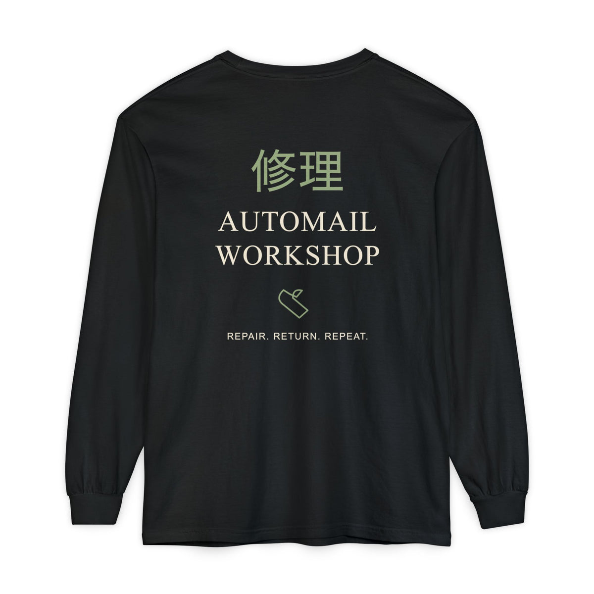 Rebuild Home Kanji Long Sleeve Tee | Inspired by Winry Rockbell from Fullmetal Alchemist