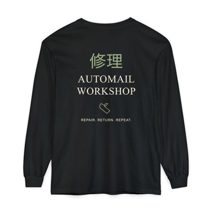 Rebuild Home Kanji Long Sleeve Tee | Inspired by Winry Rockbell from Fullmetal Alchemist