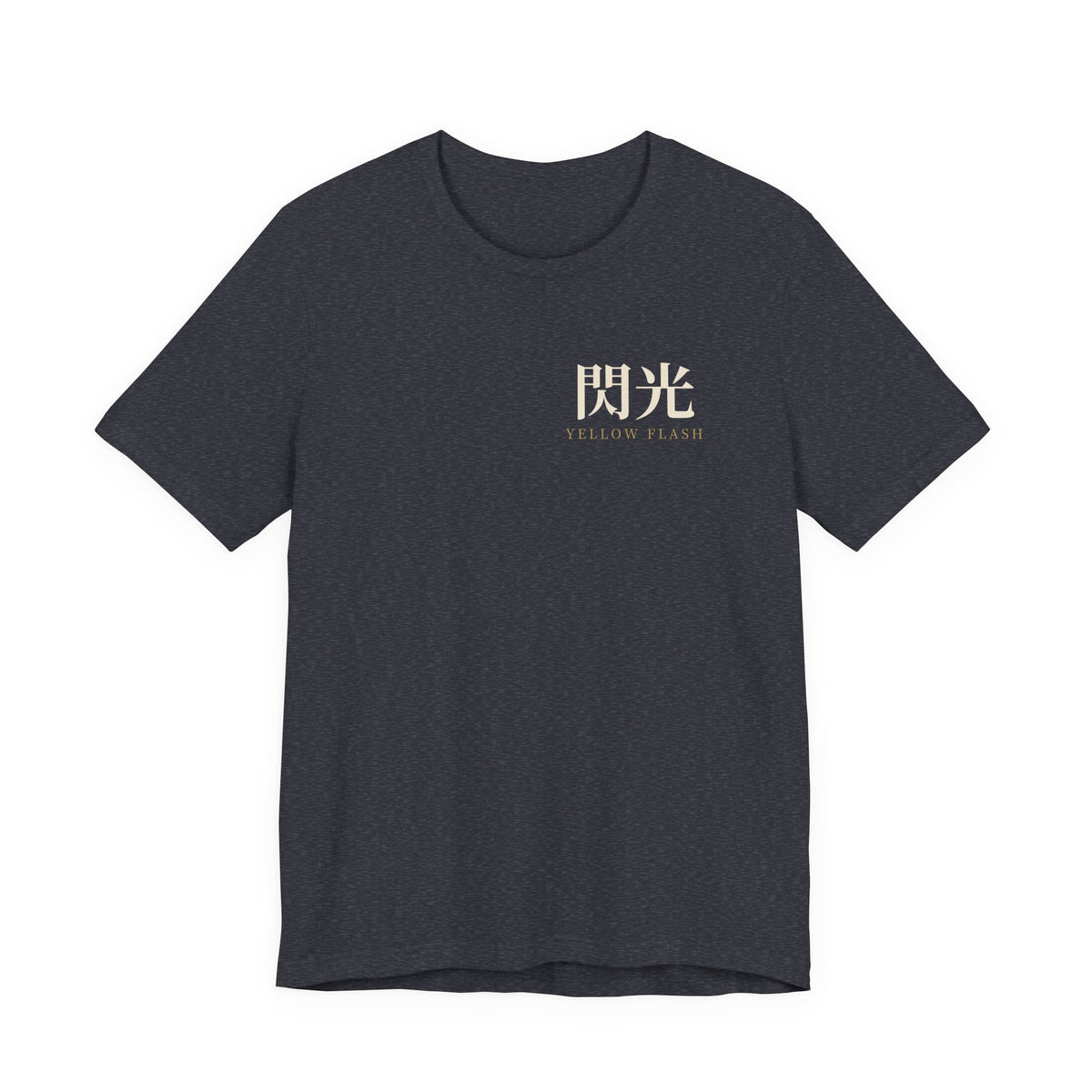 Yellow Flash Kanji Anime Soft Tee | Ninja Japanese Streetwear
