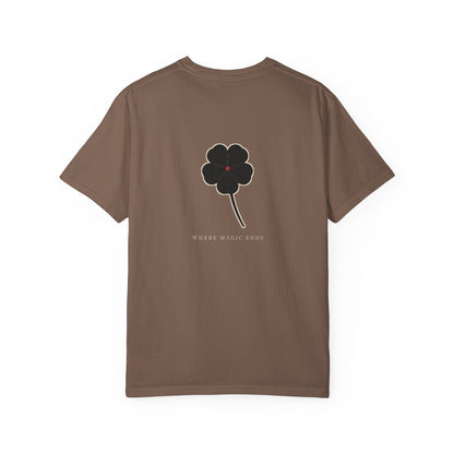 Black Clover Leaf Minimalist Heavyweight Tee | Inspired by Asta from Black Clover