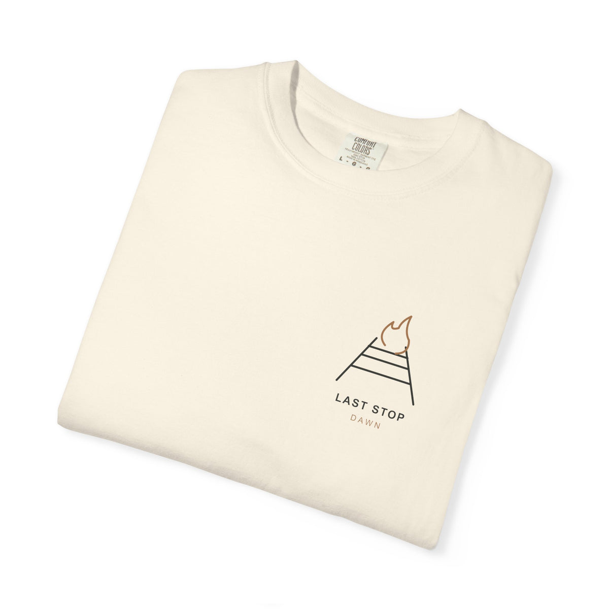 Last Stop Dawn Minimalist Anime Tee | Demon Hunter Japanese Streetwear