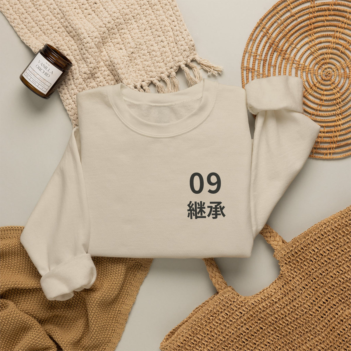 Ninth Kanji Anime Crewneck Sweatshirt | Successor Japanese Streetwear