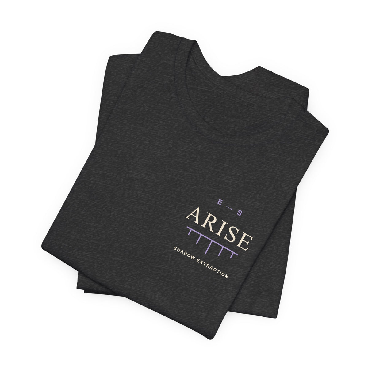 Arise Rank Anime Quote Soft Tee | Shadow Rank Gym Japanese Streetwear