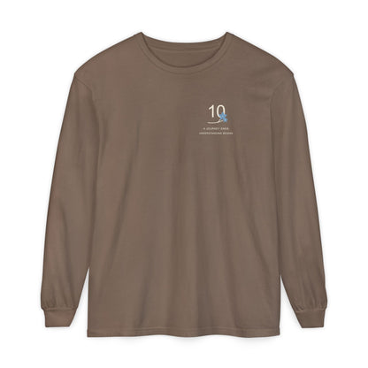 Ten Years, Still Learning Minimalist Long Sleeve Tee | Inspired by Frieren from Frieren