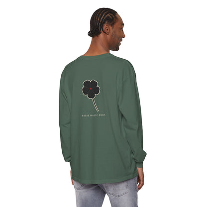 Black Clover Leaf Minimalist Long Sleeve Tee | Inspired by Asta from Black Clover