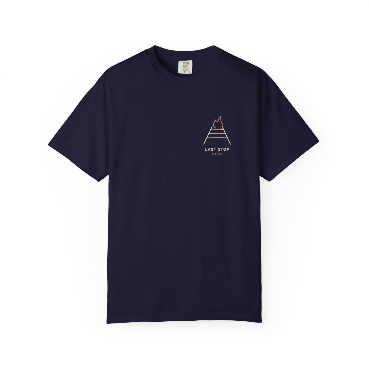 Last Stop Dawn Minimalist Anime Tee | Demon Hunter Japanese Streetwear