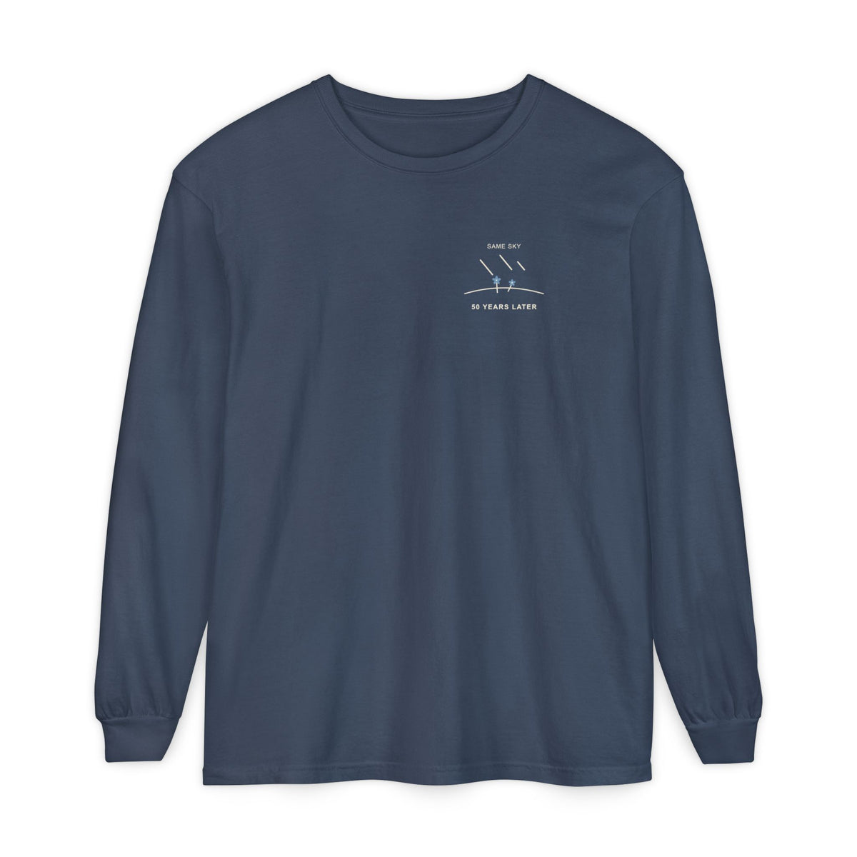 Same Sky Minimalist Long Sleeve Tee | Inspired by Frieren and Himmel from Frieren
