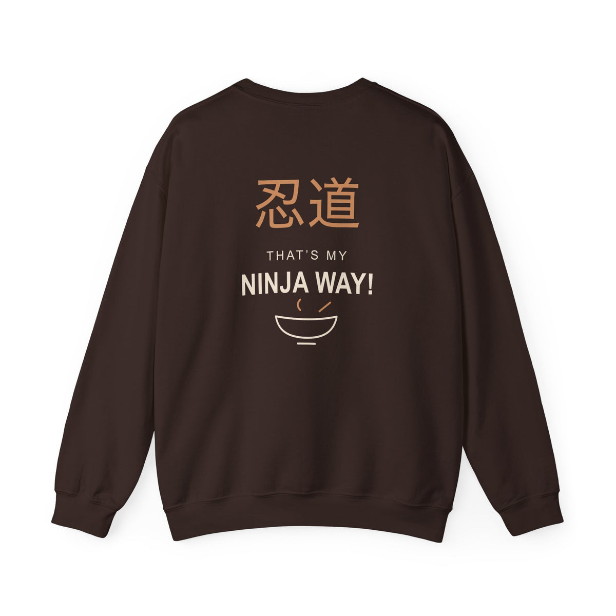 Ninja Way Kanji Anime Crewneck Sweatshirt | Ninja Japanese Streetwear