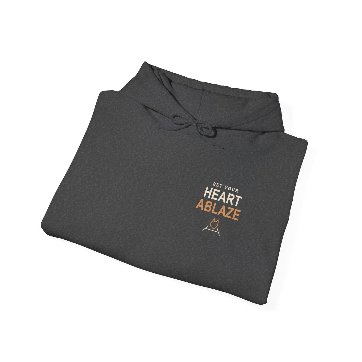Heart Ablaze Anime Quote Hoodie | Demon Hunter Japanese Streetwear