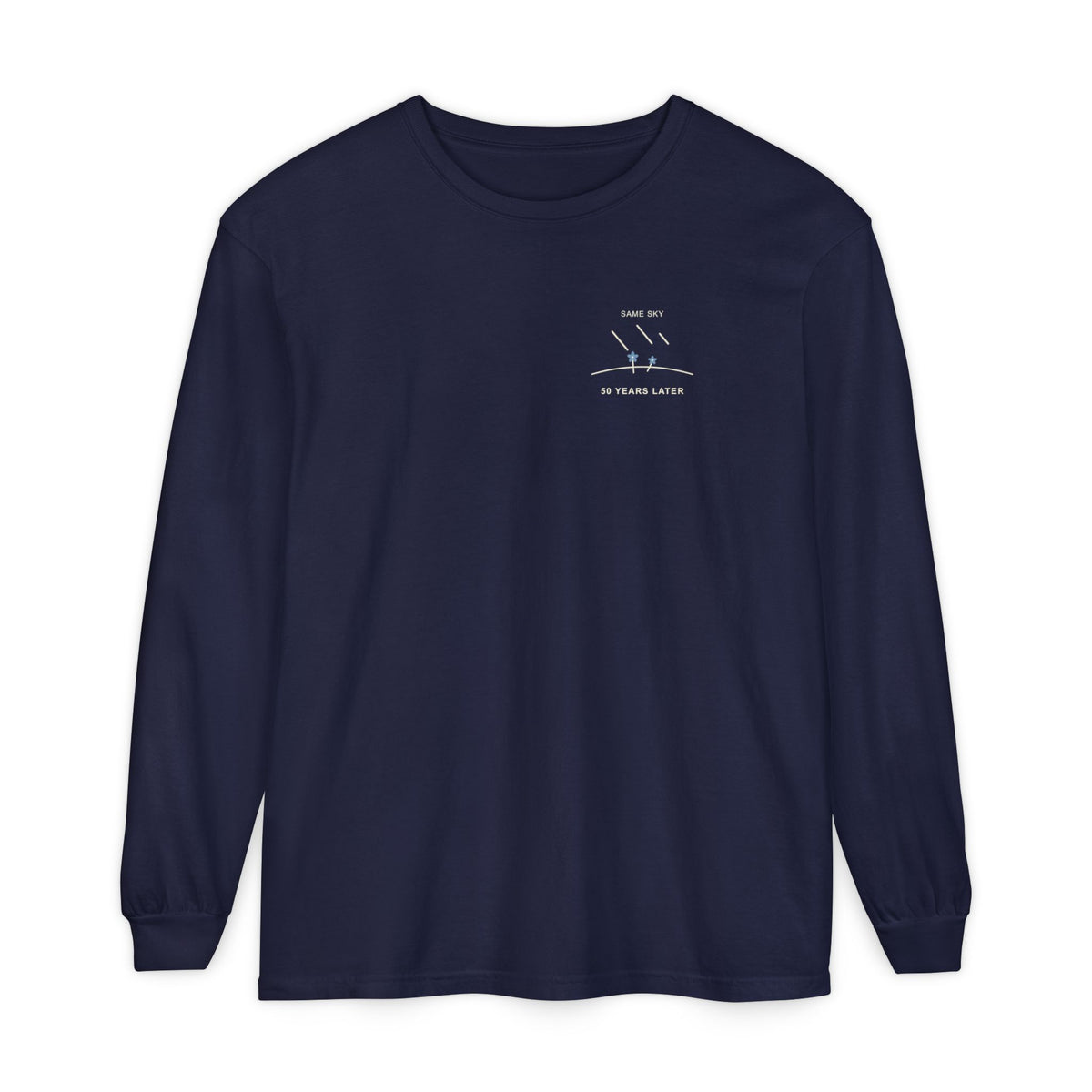Same Sky Minimalist Long Sleeve Tee | Inspired by Frieren and Himmel from Frieren