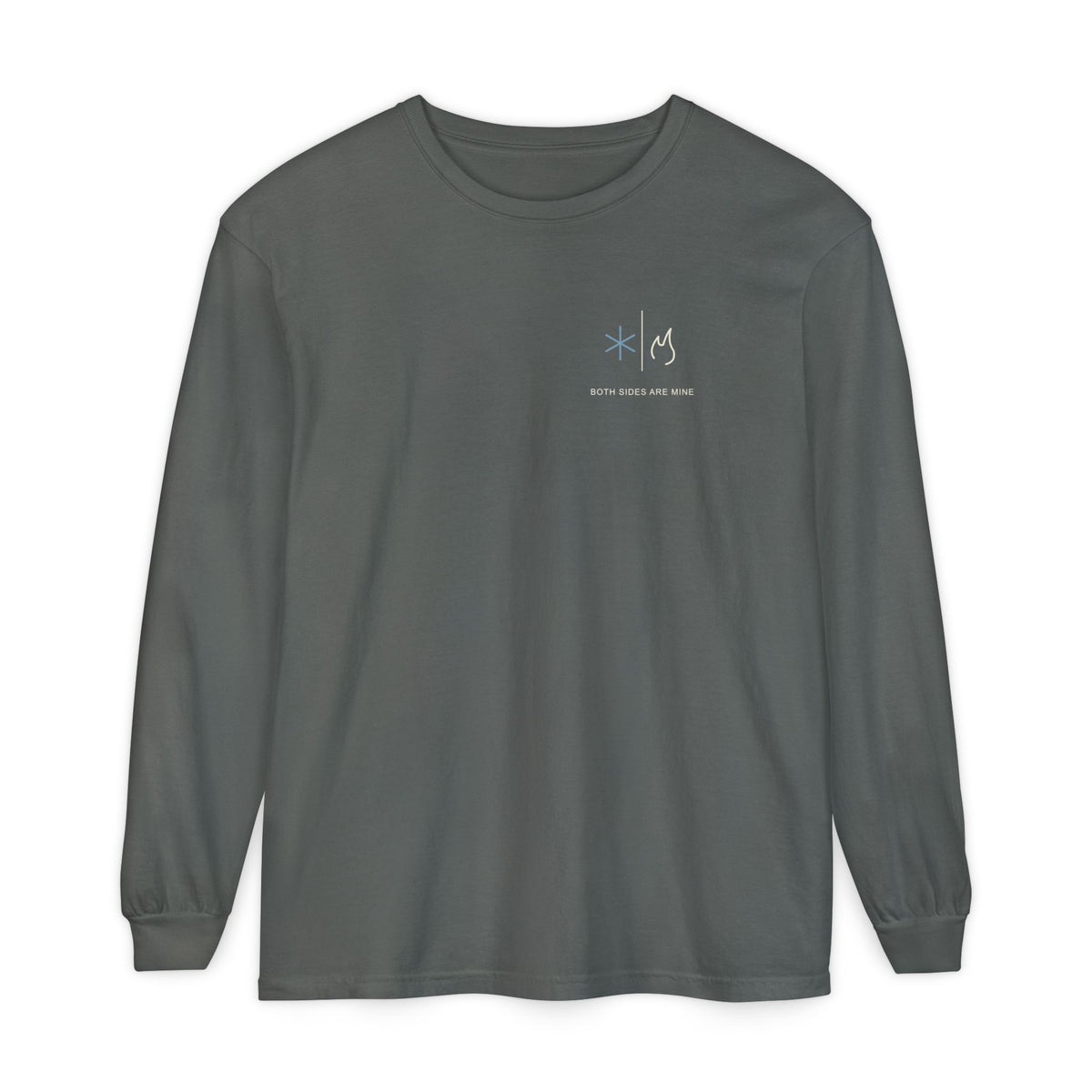 Both Sides Mine Minimalist Long Sleeve Tee | Inspired by Shoto Todoroki from My Hero Academia
