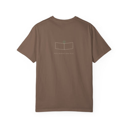 Five Leaf Kanji Heavyweight Tee | Inspired by Asta from Black Clover