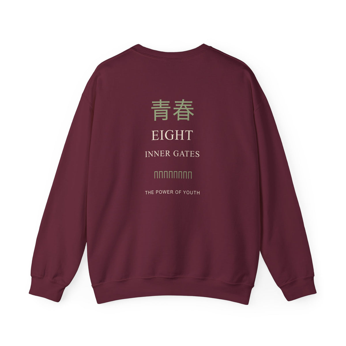 Eight Gates Kanji Anime Crewneck Sweatshirt | Ninja Japanese Streetwear