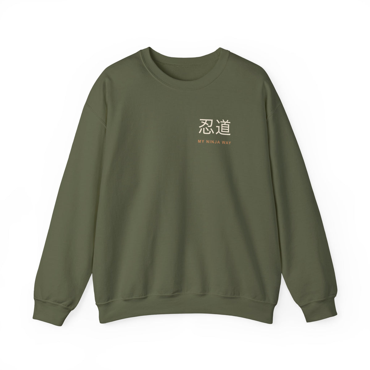 Ninja Way Kanji Anime Crewneck Sweatshirt | Ninja Japanese Streetwear