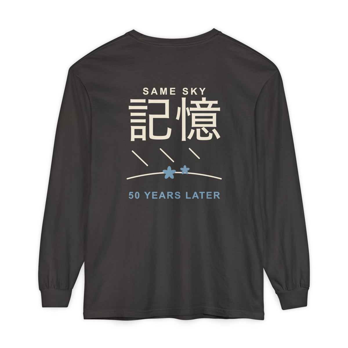 Memory of the Sky Kanji Long Sleeve Tee | Inspired by Frieren and Himmel from Frieren