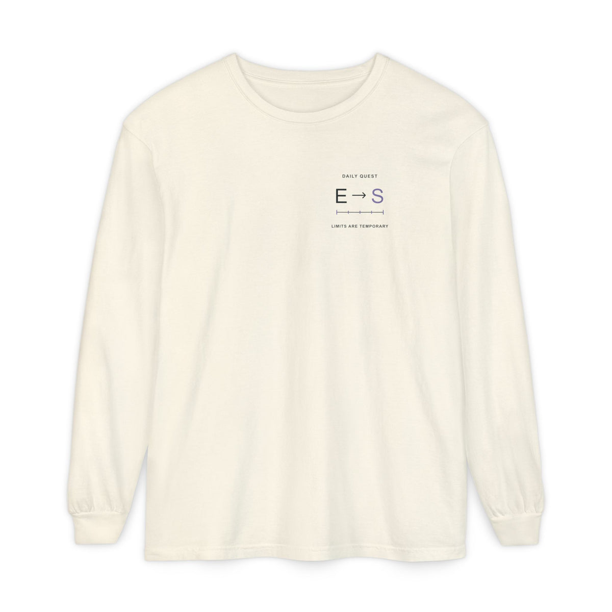 Rank Breaker Minimalist Long Sleeve Tee | Inspired by Sung Jinwoo from Solo Leveling
