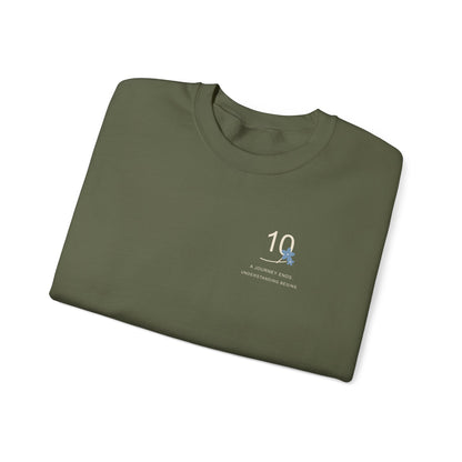 Ten Years, Still Learning Minimalist Crewneck Sweatshirt | Inspired by Frieren from Frieren
