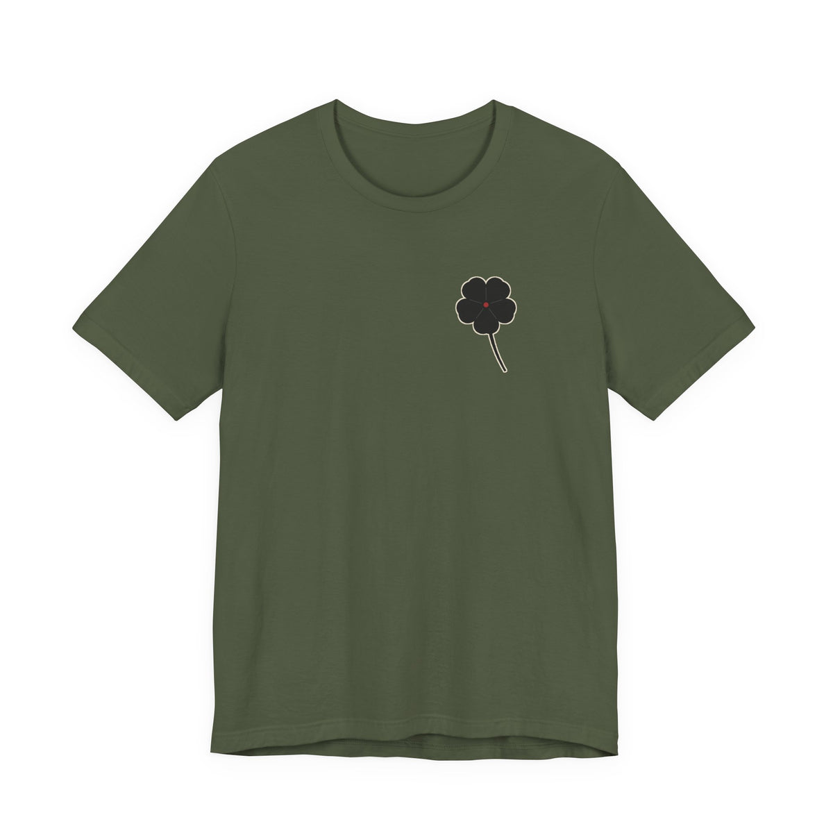 Black Clover Leaf Minimalist Soft Tee | Inspired by Asta from Black Clover