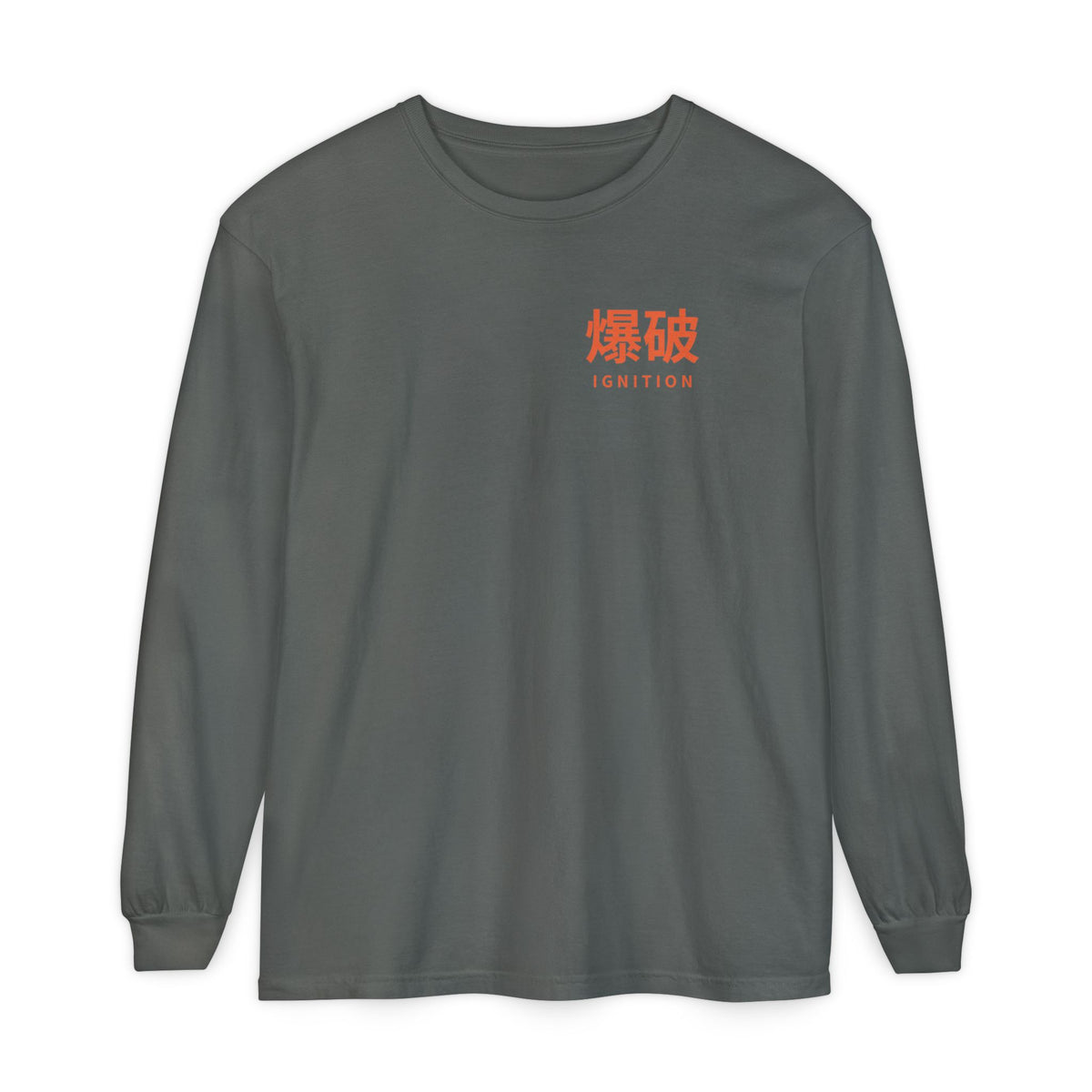 Ignition Kanji Anime Long Sleeve Tee | Explosion Japanese Streetwear