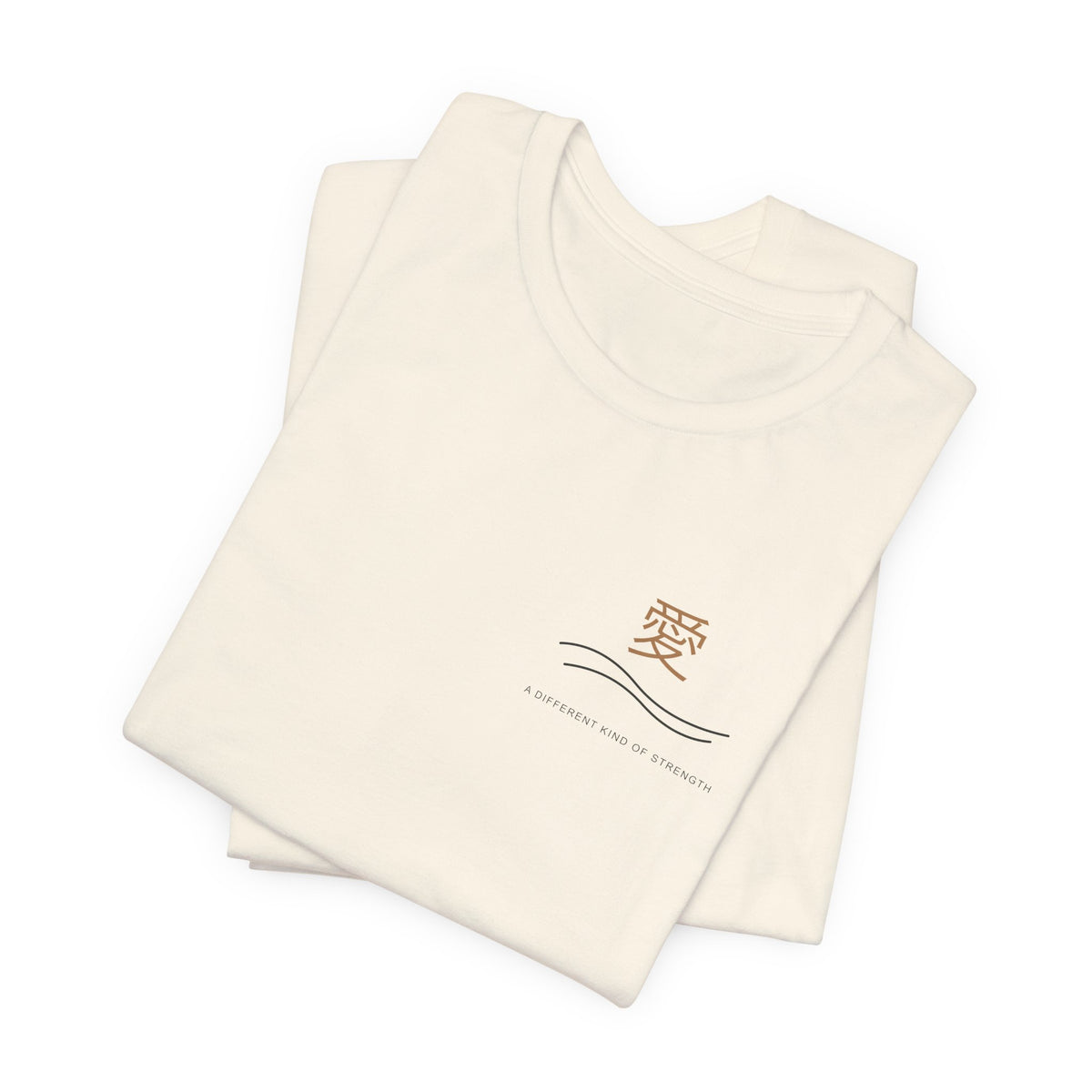 Sand and Love Minimalist Anime Soft Tee | Ninja Japanese Streetwear