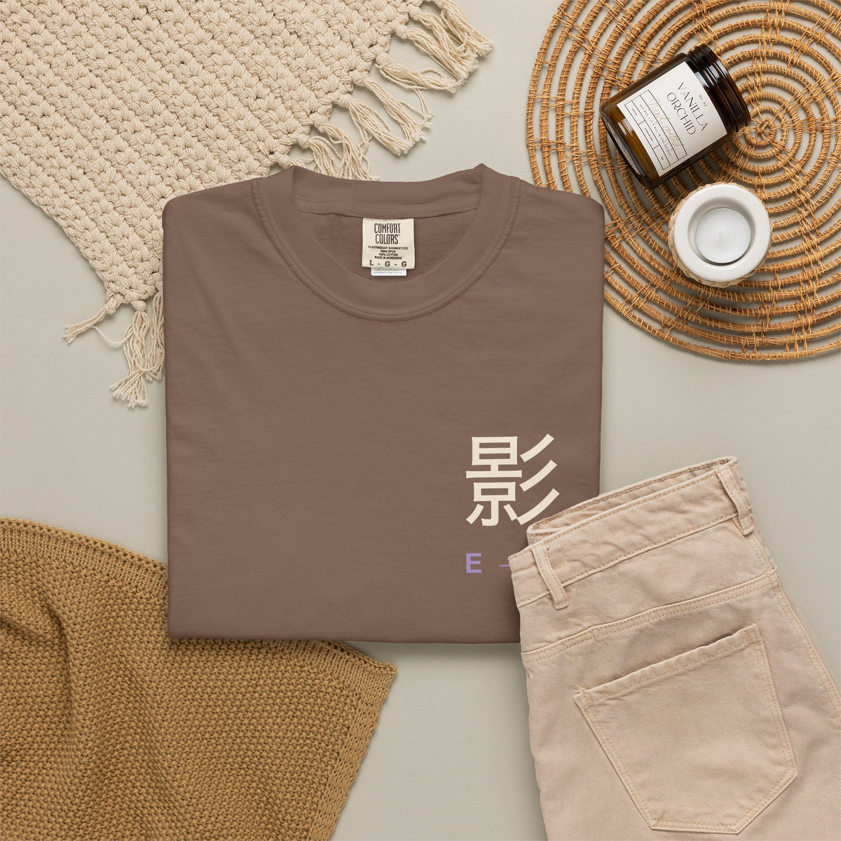Shadow Rank Kanji Anime Tee | Shadow Rank Gym Japanese Streetwear