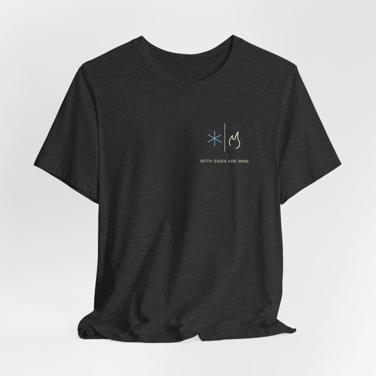 Both Sides Mine Minimalist Anime Soft Tee | Hero Academy Japanese Streetwear
